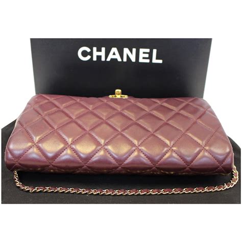 chanel flap clutch